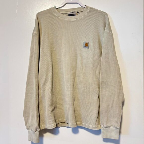 Carhartt WIP Men's Cream and White Shirt - Picture 2 of 8